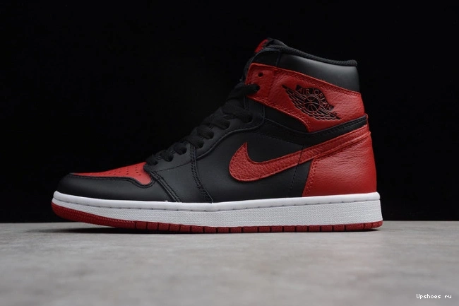  Banned High Retro 555088-001 OG Jordan 1 Air Black Red Bred 0930